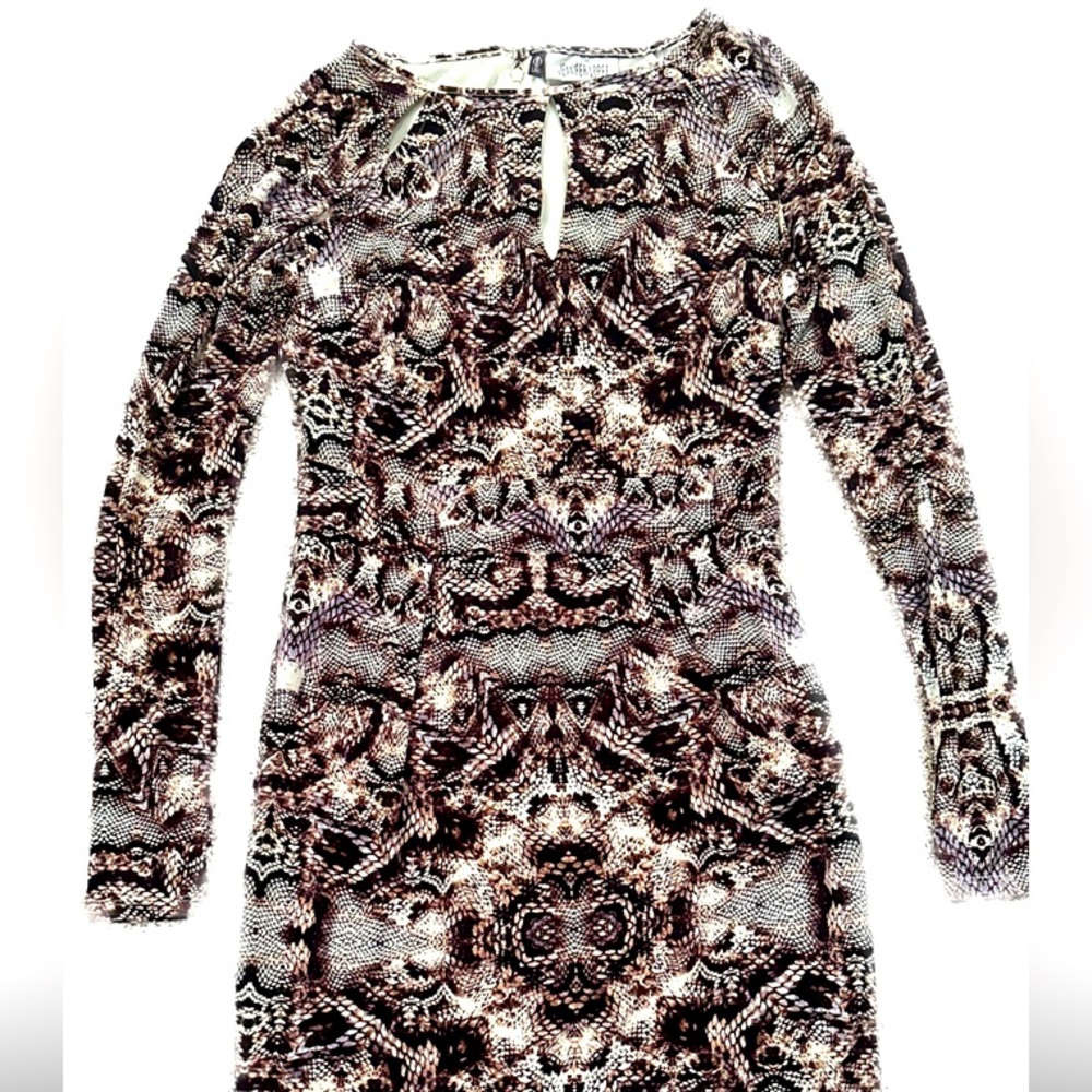 Jennifer Lopez python print dress. EUC